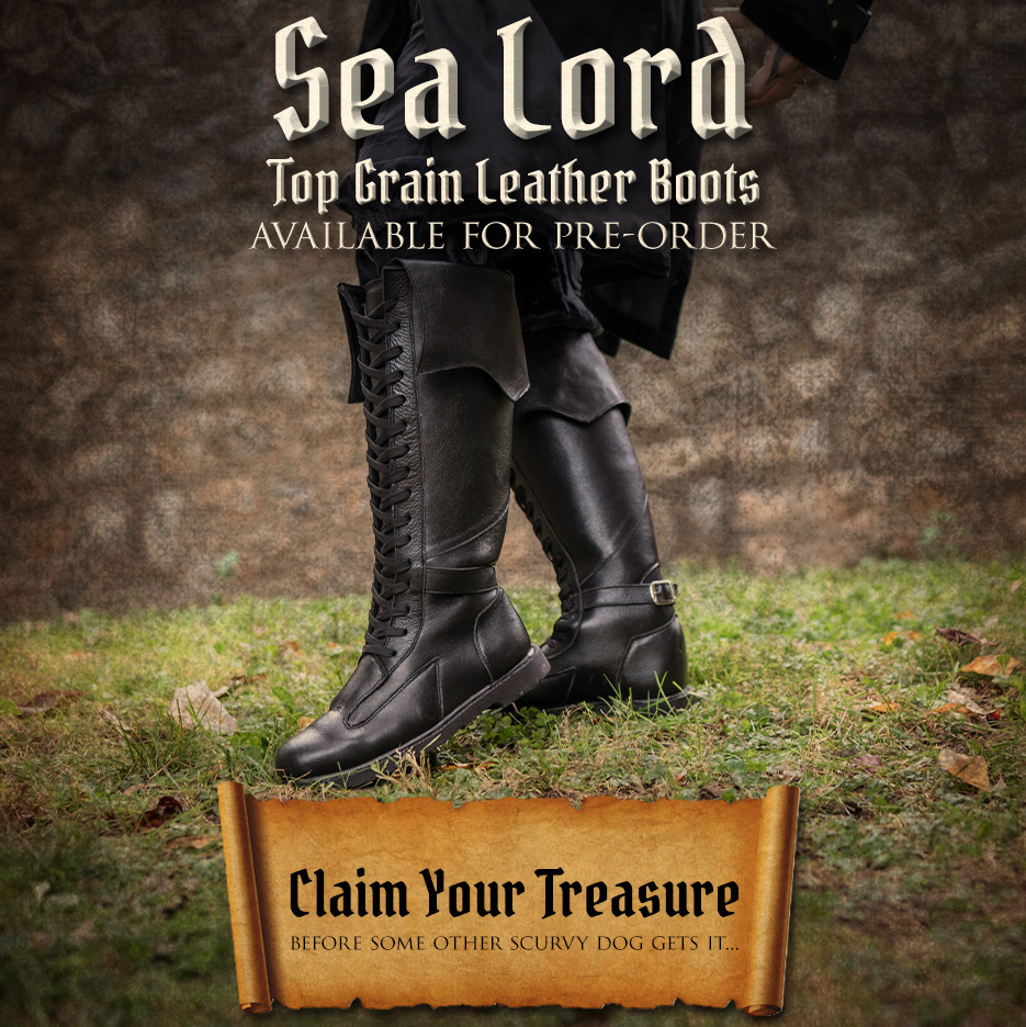 Sea Lord Top Grain Leather Boots Available for Pre-Order