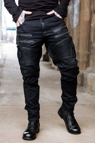 Baggy Straight Cargo Jeans in Westburg Wash