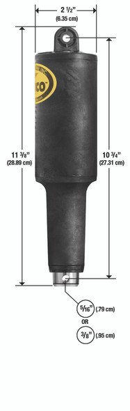 Lenco 2 1/4"" Stroke Xd Actuator 5/16"" 24v