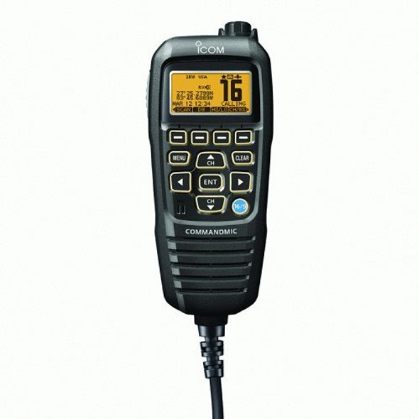 Icom Hm195b Command Mic Iv Black Second Station - ICOHM195B41EXP