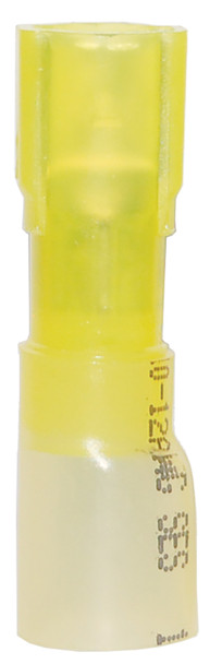 Ancor 10-12 Female Disconnect Heat Shrink Yellow 100 Pack