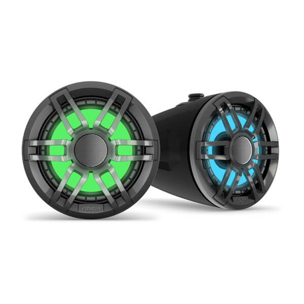 Fusion Xs-flt652spb 6.5"" Tower Speaker Black With Rgb Lighting