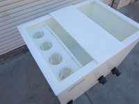 Custom Welded Poly Tank with Filtration Top View