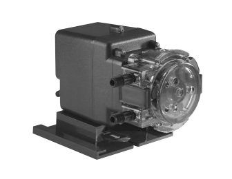 Side view of peristaltic pump