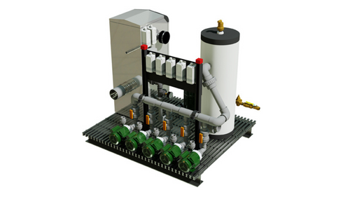 Light Aquaculture Series Boiler Heating System