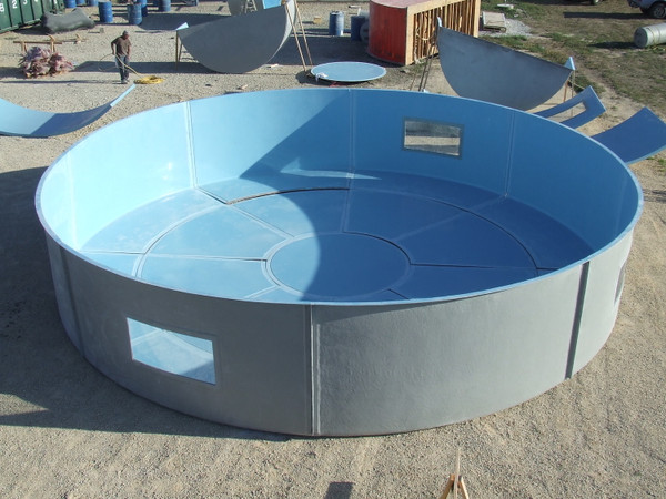 Global Aquaculture Supply Fiberglass Panel Tank