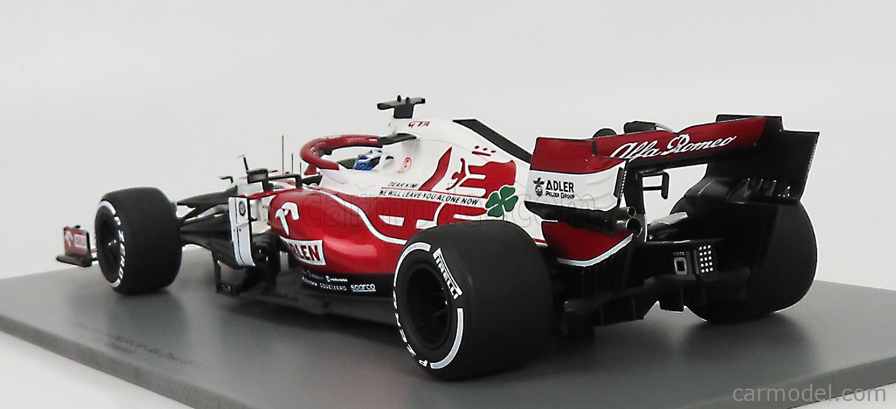 Kimi Raikkonen 2021 Alfa Romeo C41 Final Race 1:18 by Minichamps