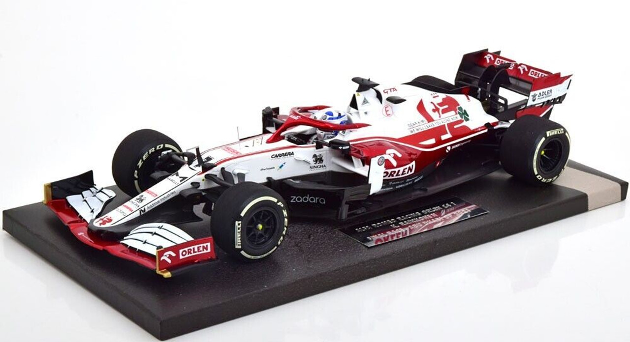 Kimi Raikkonen 2021 Alfa Romeo C41 Final Race 1:18 by Minichamps