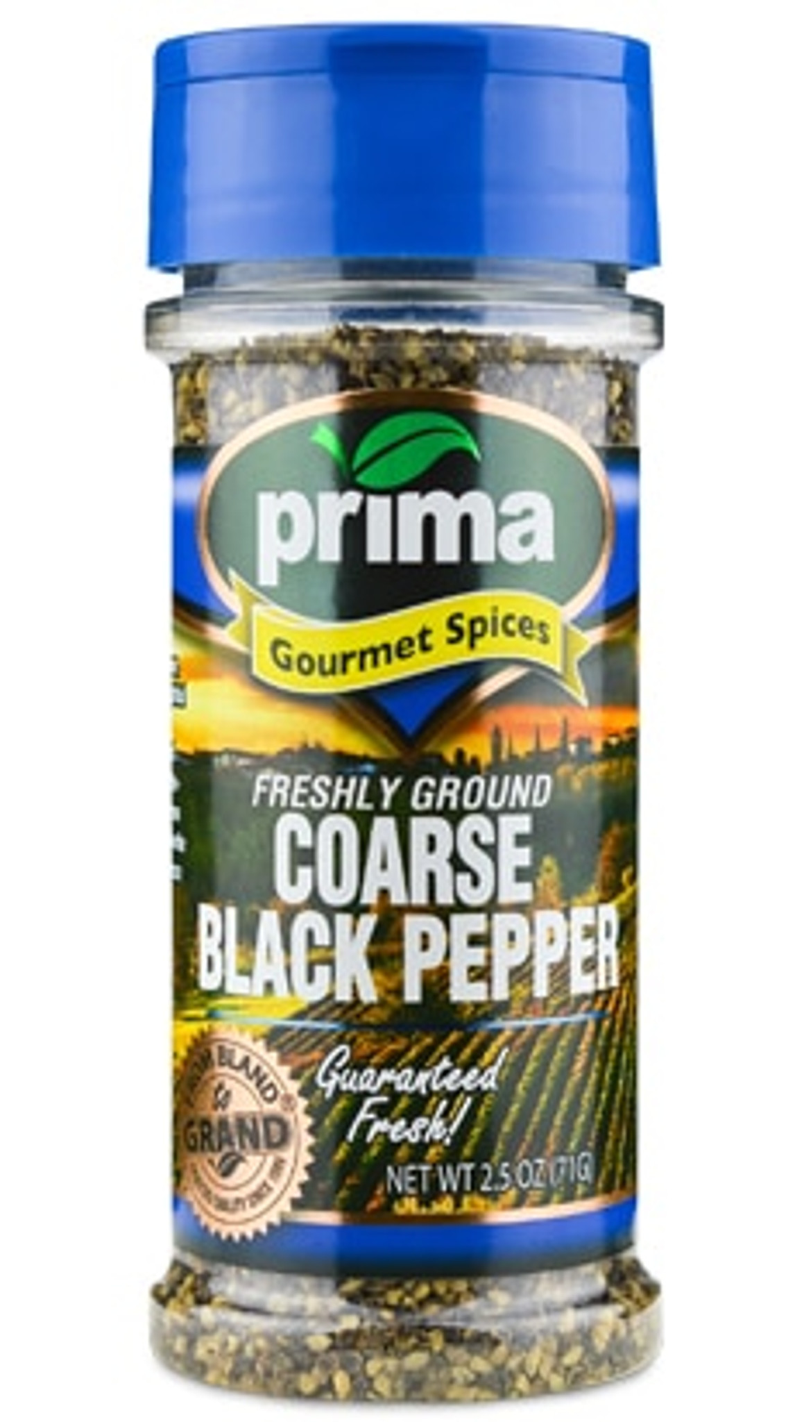 Prima Spice Premium Coarse Freshly Ground Gourmet Black Pepper 13 Ounce  18-24 Mesh Size - Great for Cooking, Rubs and Seasoning : :  Everything Else