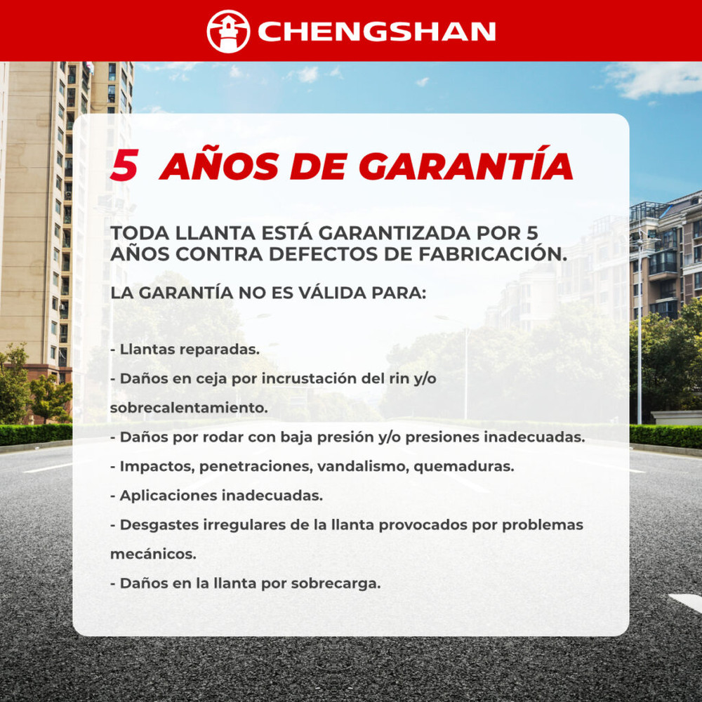 Chengshan Garantía