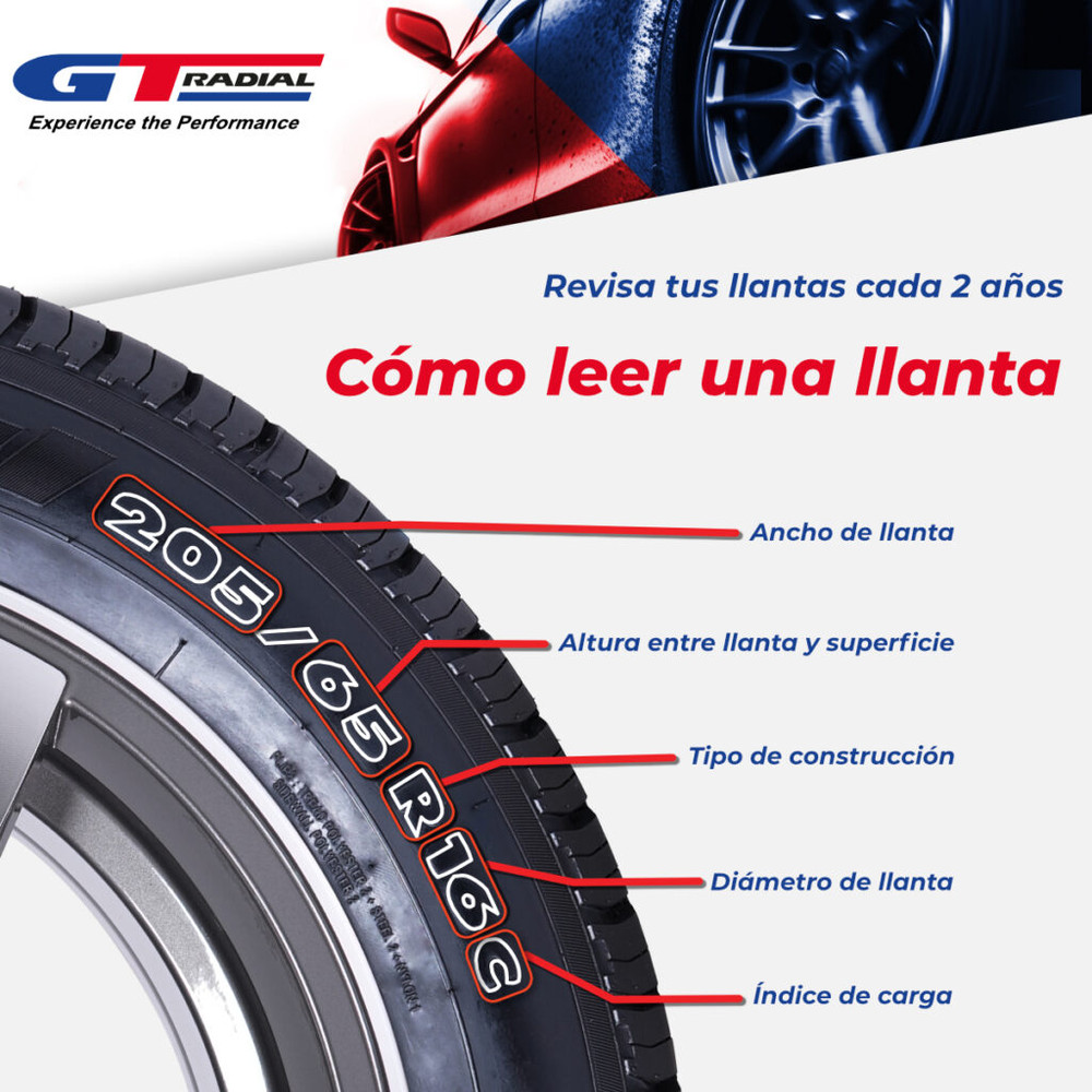 GT Radial Leer Llanta