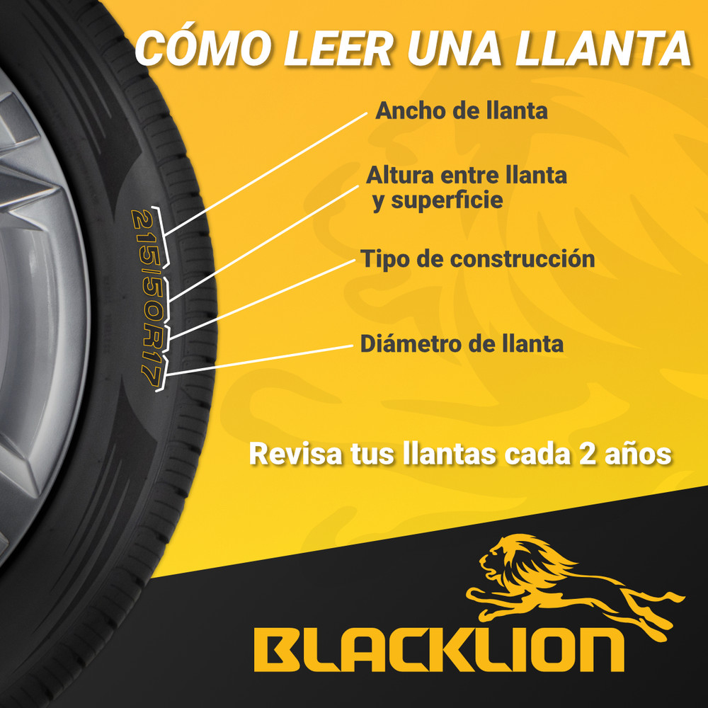 Black Lion Leer Llanta