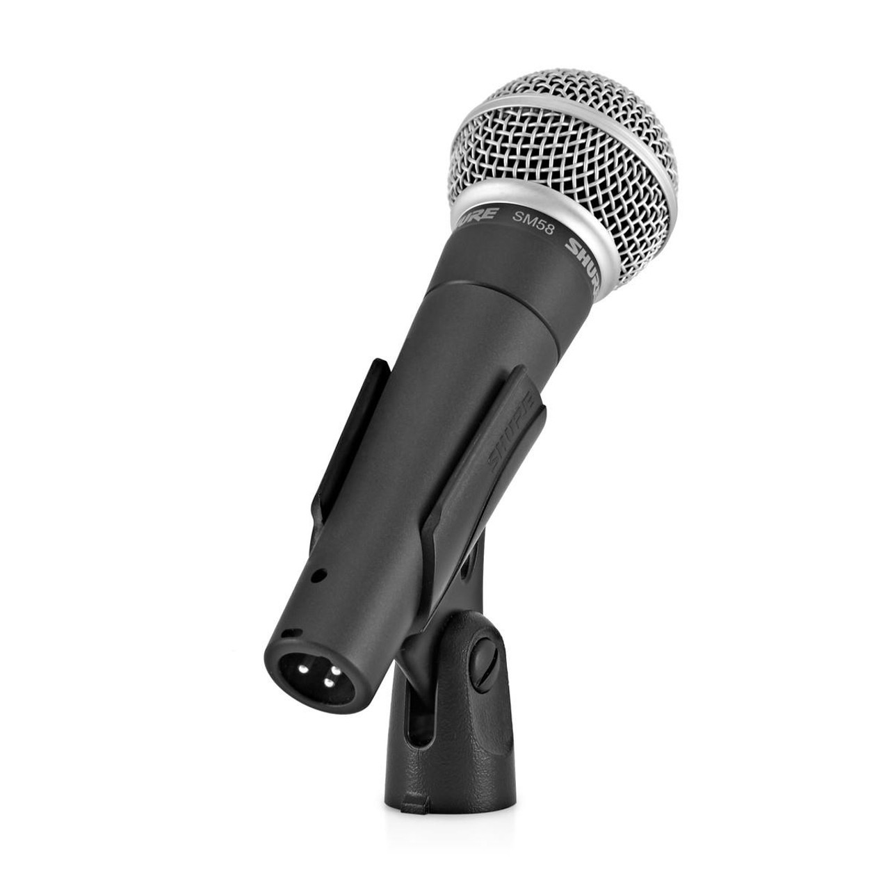 Shure SM58 Dynamic Cardioid Vocal Microphone Including Mic Clip & Case