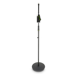Gravity MS 23 - Adjustable Straight Microphone Stand With Heavy Round Base Gravity MS 23 - Adjustable Straight Microphone Stand With Heavy Round Base