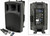 QTX QX12PA 100W Battery Powered Portable PA System with Bluetooth & Two Handheld Microphones