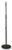 Pulse Heavy Duty Straight Microphone Stand Round Metal Base Black Pulse Heavy Duty Straight Microphone Stand Round Metal Base Black