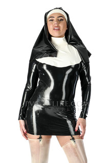 DR42 - Chlorinated Latex Nuns outfit- IN STOCK - Nearly New