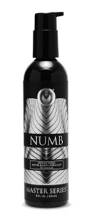 Numb Desensitizing Water Based Lubricant with Lidocaine - 8 oz