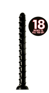 Hosed 18 Inch Swirl Anal Snake