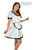 French Maid Dress / Ladies Waitress Outfit UN17 -IN STOCK-
