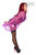 OTS-NW09 Frilly Wrap Nightdress - IN STOCK