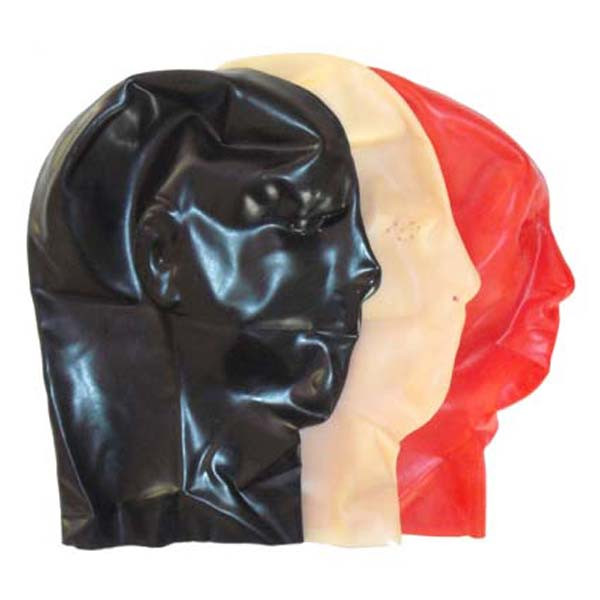 Latex Anatomical Mask with Perforated Eyes -IN STOCK-
