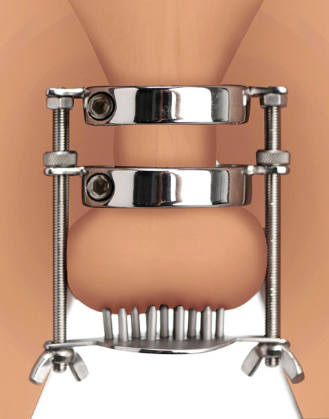 Stainless Steel Spiked CBT Ball Stretcher and Crusher