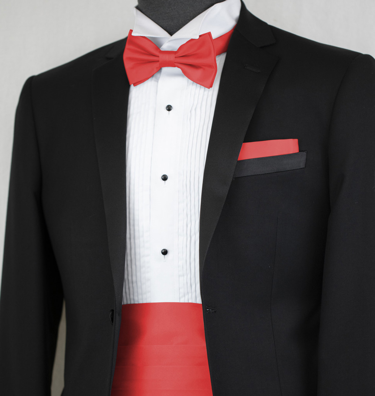 bow tie and cummerbund