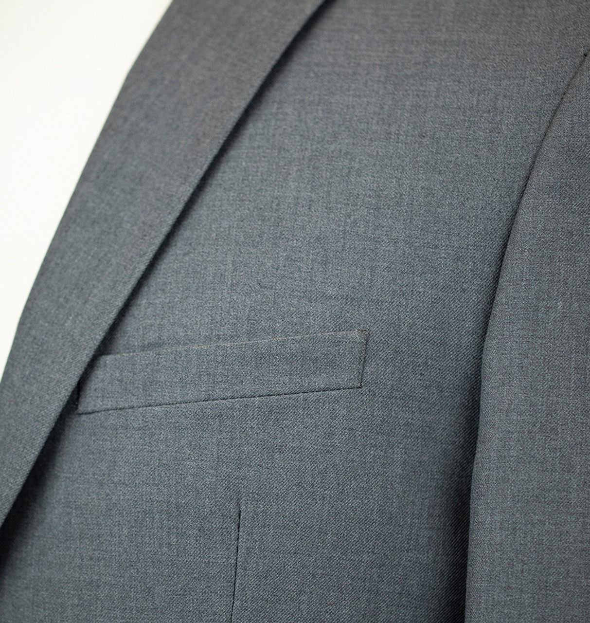 Franco Ricci Luxury 3 Piece Vested Slim Fit Suit Medium Grey