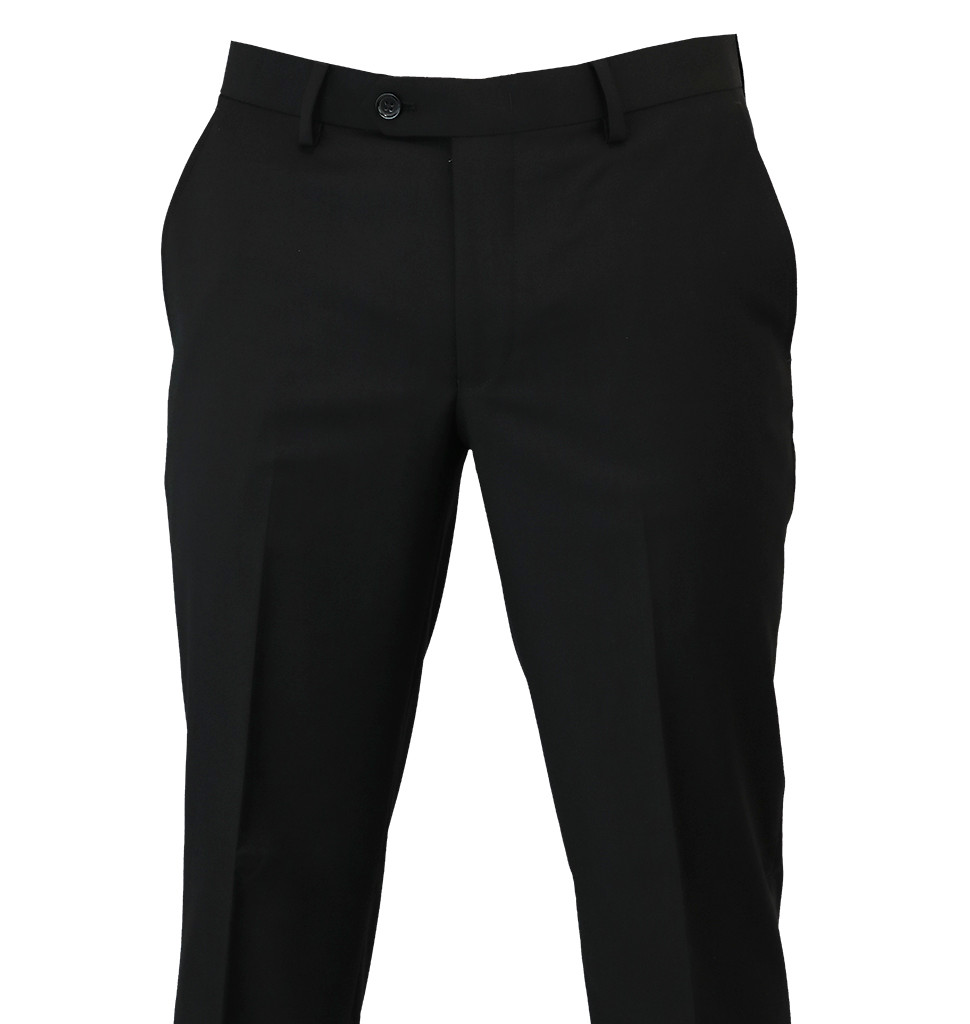 Men's Cornelli Luxury Slacks Modern Fit Black