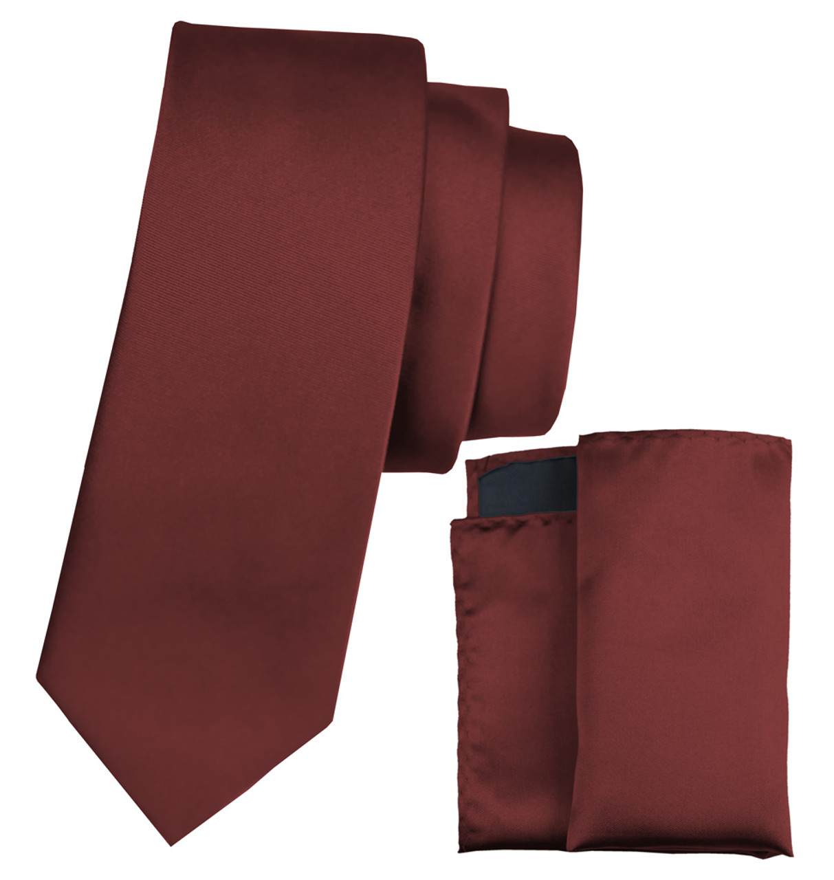 Luxury Solid Necktie with Handkerchief IC2000MM