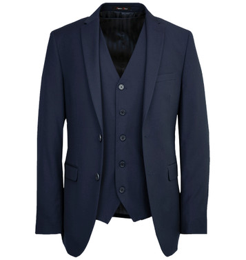 YUSKYMen Slimming Premium Blazer Tux Vest & Trousers 3 Piece Suit