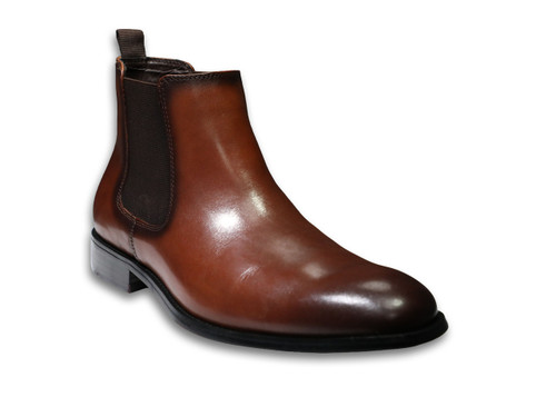 Cornelli Men's 100% Leather Upper Brown WIDE - Boots OC400WBBLK(OC400WBBR)