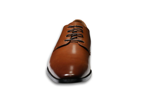 Cornelli Men's 100% Leather Upper Cognac Shoe WIDE - Lace Up - Oxford OC311WCOG(OC311WCOG)