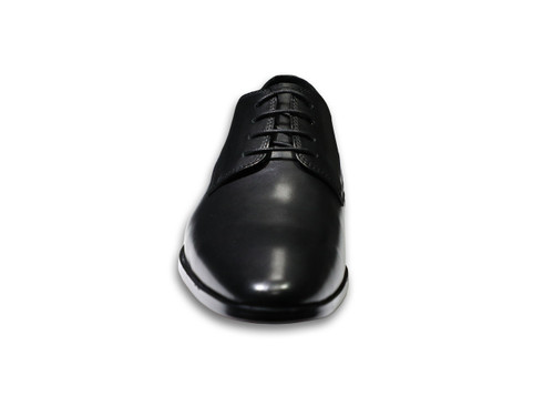 Cornelli Men's 100% Leather Upper Black Shoe WIDE - Lace Up - Oxford OC311WBLK(OC311WBLK)