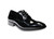 Cornelli Men's 100% Patent Leather Upper Patent Black Tuxedo Shoe - Lace Up - Oxford OC350PBLK(OC350PBLK)