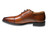 Cornelli Men's 100% Leather Upper Cognac Shoe - Lace Up - Brogue OC340COG(OC340COG)