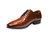 Cornelli Men's 100% Leather Upper Cognac Shoe - Lace Up - Cap Toe OC330COG(OC330COG)