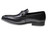 Cornelli Men's 100% Leather Upper Black Shoe - Slip On - Bit Loafer OC315BLK(OC315BLK)