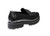 Cornelli Men's 100% Leather Upper Black Shoe - Slip On - Bit Loafer Thick Sole OC500BLK(OC500BLK)