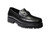 Cornelli Men's 100% Leather Upper Black Shoe - Slip On - Bit Loafer Thick Sole OC500BLK(OC500BLK)