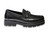 Cornelli Men's 100% Leather Upper Black Shoe - Slip On - Bit Loafer Thick Sole OC500BLK(OC500BLK)