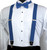 Solid Suspender Bow Tie And Handkerchief Set Ass11I