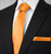 Solid Necktie and Handkerchief Mustard Yellow IC2000Y
