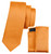 Solid Necktie and Handkerchief Mustard Yellow IC2000Y
