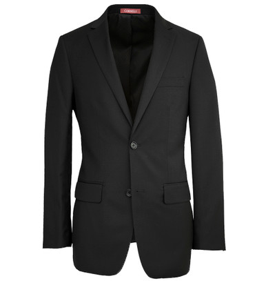 Cornelli Luxury Wool 2 Piece Suit Classic Fit Black