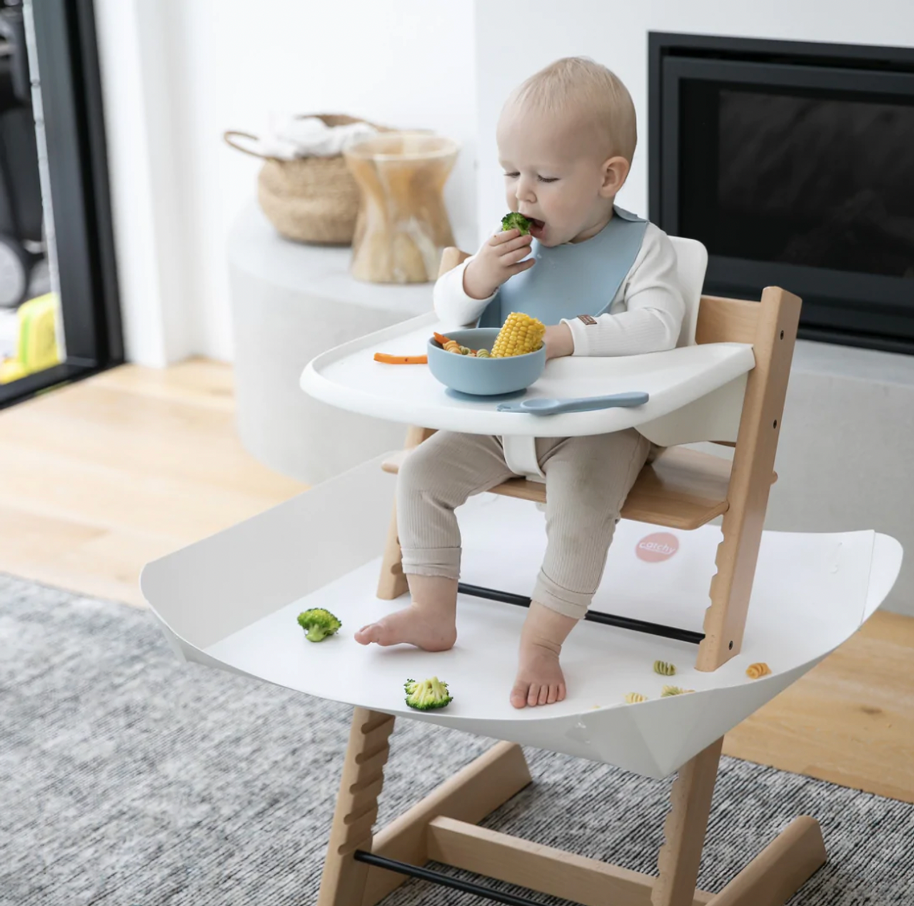 Food Catcher Accessory for Stokke Tripp Trapp Highchairs - Baby & Toddler  Mess Mat