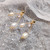 boucles d'oreilles pendantes en perles d'eau douce ressemblant à des cerises
