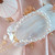 bracelet classique avec perles d'eau douce en forme de riz et fermoir à ressort lobster plaqué or