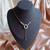 collier caresse de perles - collier lariat Y - perles rondes d'eau douce - pendentif plaqué or - bijou de mariage - fermoir homard